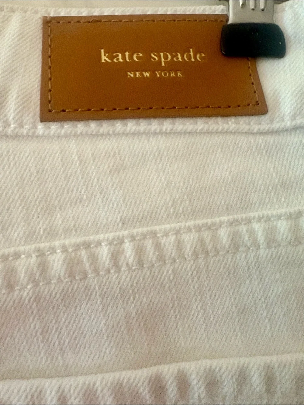 NWT $158 Kate Spade Broome Street Women's  White Bootcut Jeans Size 25